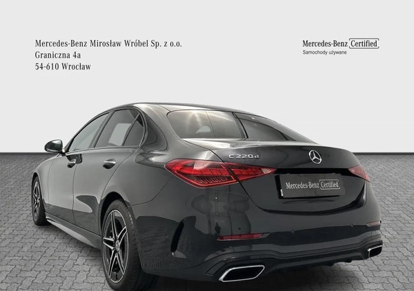Mercedes-Benz Klasa C cena 239900 przebieg: 46500, rok produkcji 2021 z Wrocław małe 407